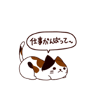 元気な猫 日本語（個別スタンプ：11）