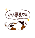 元気な猫 日本語（個別スタンプ：15）