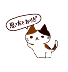 猫の気持ち日本語（個別スタンプ：16）