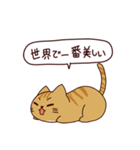 カワイイ猫 日本語（個別スタンプ：2）