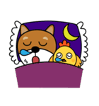 Nobu and Co (Shiba Inu and Chick)（個別スタンプ：13）