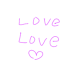 love=（個別スタンプ：9）