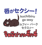 カワイイ猫日本語タイ語（個別スタンプ：31）