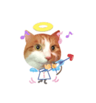 悪魔と天使のメインクーン（個別スタンプ：3）