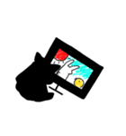 黒ねこちゃん（個別スタンプ：4）
