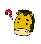 giraffe with no neck（個別スタンプ：38）
