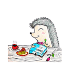 Mr.F (the hedgehog) : LOVES FOOD（個別スタンプ：7）