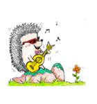 Mr.F (the hedgehog) : LOVES FOOD（個別スタンプ：8）