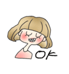 ひよっこ女子すたんぷ（個別スタンプ：1）