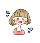 ひよっこ女子すたんぷ（個別スタンプ：18）