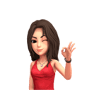 Jessica in social world（個別スタンプ：1）