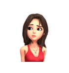 Jessica in social world（個別スタンプ：7）