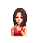Jessica in social world（個別スタンプ：9）