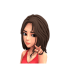 Jessica in social world（個別スタンプ：10）