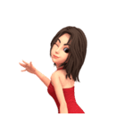 Jessica in social world（個別スタンプ：16）