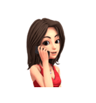 Jessica in social world（個別スタンプ：17）