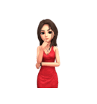 Jessica in social world（個別スタンプ：18）