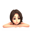 Jessica in social world（個別スタンプ：30）