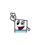 Pencil and eraser picture（個別スタンプ：12）