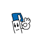 Pencil and eraser picture（個別スタンプ：18）