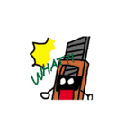 Pencil and eraser picture（個別スタンプ：28）