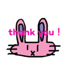 うさぎのいちにち（個別スタンプ：3）