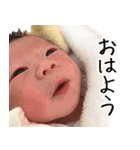 おうちゃんのスタンプ 0ヶ月（個別スタンプ：1）