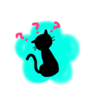 ねこのシルエット（個別スタンプ：2）
