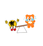 The cute money bear（個別スタンプ：15）