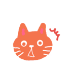 カラフル にゃんこ（個別スタンプ：7）
