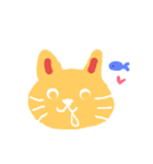 カラフル にゃんこ（個別スタンプ：8）