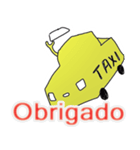 taxi driver Brazil Portugal（個別スタンプ：25）
