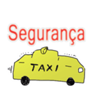 taxi driver Brazil Portugal（個別スタンプ：26）
