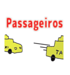 taxi driver Brazil Portugal（個別スタンプ：38）