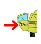 taxi driver india version Hindi language（個別スタンプ：17）