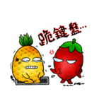 Pineapple encounter strawberries（個別スタンプ：14）