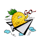 Pineapple encounter strawberries（個別スタンプ：22）