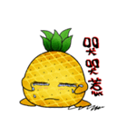 Pineapple encounter strawberries（個別スタンプ：24）