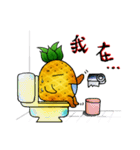 Pineapple encounter strawberries（個別スタンプ：33）