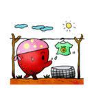 Pineapple encounter strawberries（個別スタンプ：34）