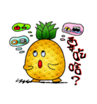Pineapple encounter strawberries（個別スタンプ：36）