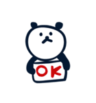 おだんごパンダ（個別スタンプ：5）