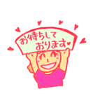 働く女性のスタンプ（個別スタンプ：4）