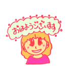 働く女性のスタンプ（個別スタンプ：10）