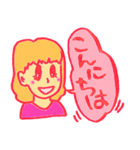 働く女性のスタンプ（個別スタンプ：11）