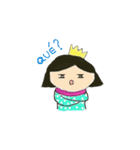 LLuvia and her crown（個別スタンプ：3）