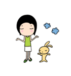 Kiki と Bunny の毎日の生活 vol 1（個別スタンプ：1）