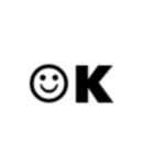 Smile文字Sticker（個別スタンプ：1）