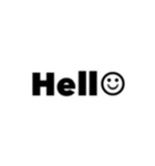 Smile文字Sticker（個別スタンプ：4）