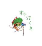 甲殻類モンハナシャコ（個別スタンプ：4）